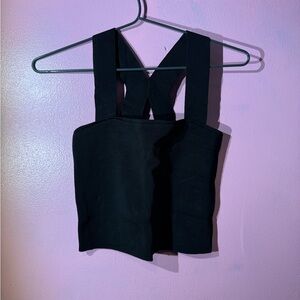 Express Black Body Contour Top